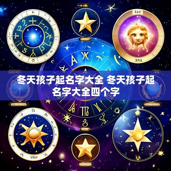 冬天孩子起名字大全 冬天孩子起名字大全四个字
