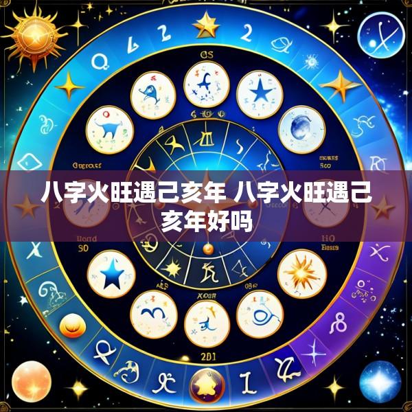 八字火旺遇己亥年 八字火旺遇己亥年好吗