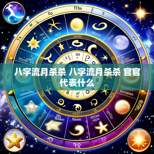 八字流月杀杀 八字流月杀杀 官官代表什么
