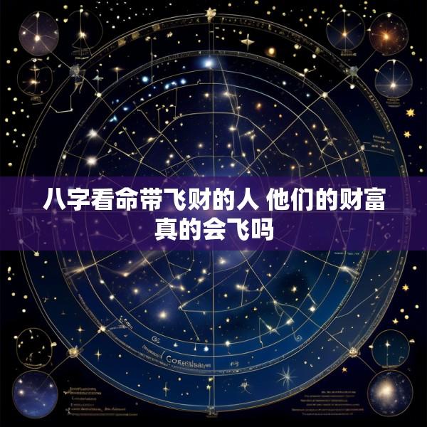 八字看命带飞财的人 他们的财富真的会飞吗