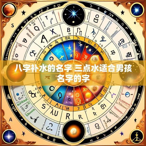 八字补水的名字 三点水适合男孩名字的字