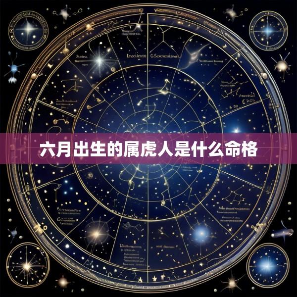 六月出生的属虎人是什么命格