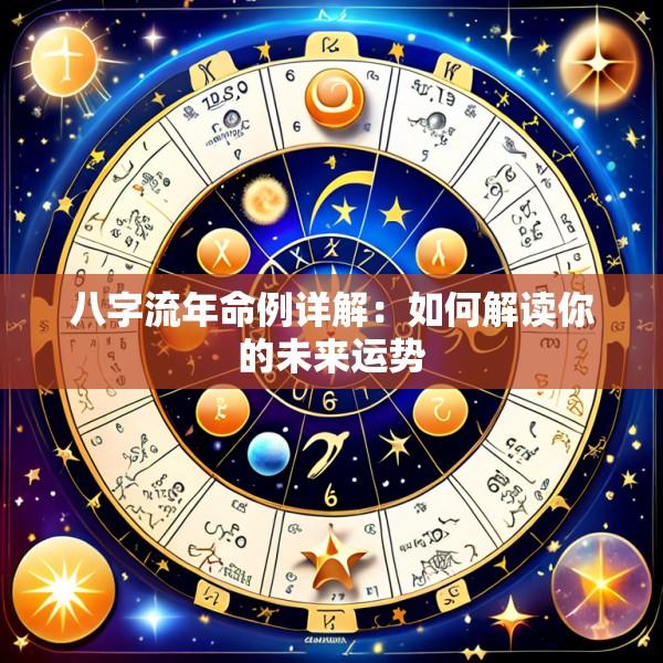 八字流年命例详解：如何解读你的未来运势