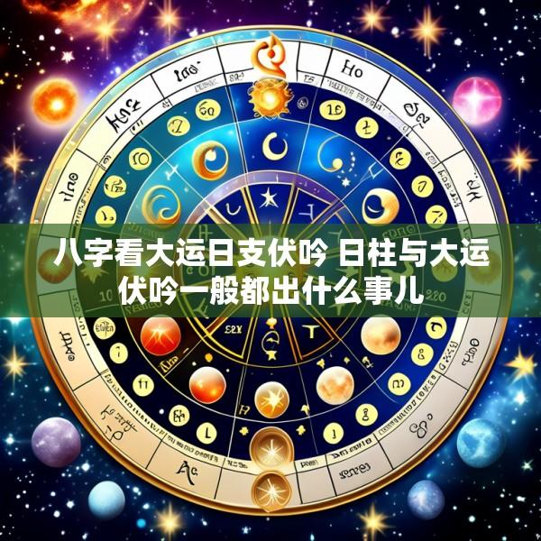 八字看大运日支伏吟 日柱与大运伏吟一般都出什么事儿