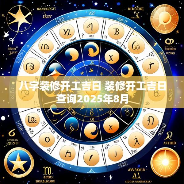 八字装修开工吉日 装修开工吉日查询2025年8月