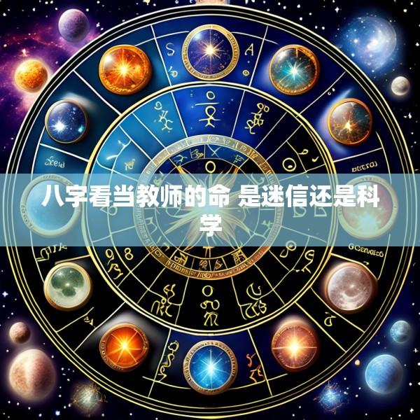 八字看当教师的命 是迷信还是科学