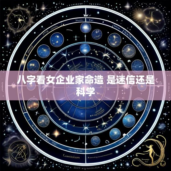 八字看女企业家命造 是迷信还是科学