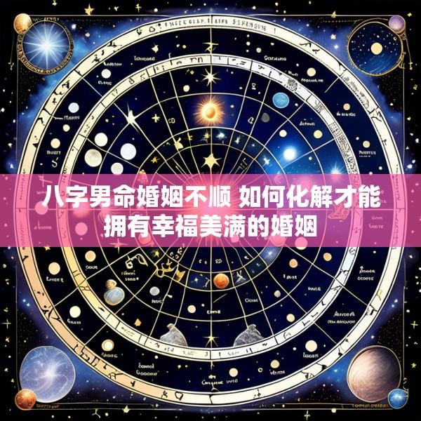 八字男命婚姻不顺 如何化解才能拥有幸福美满的婚姻