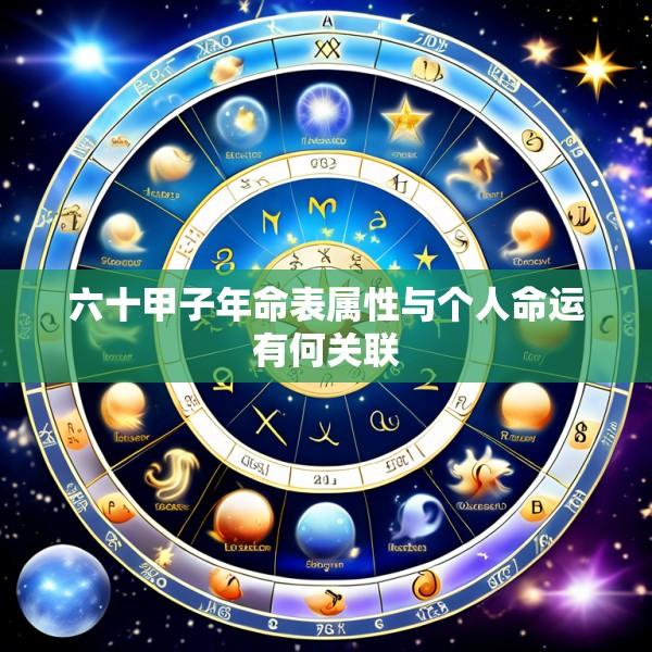 六十甲子年命表属性与个人命运有何关联