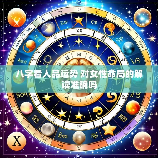 八字看人品运势 对女性命局的解读准确吗