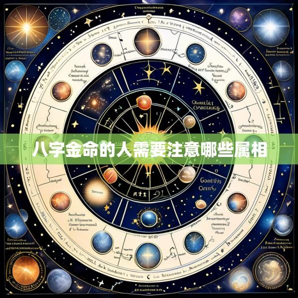 八字金命的人需要注意哪些属相