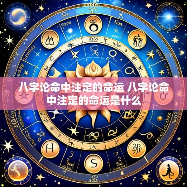 八字论命中注定的命运 八字论命中注定的命运是什么