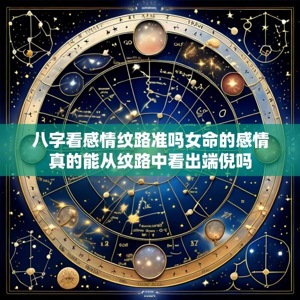 八字看感情纹路准吗女命的感情真的能从纹路中看出端倪吗
