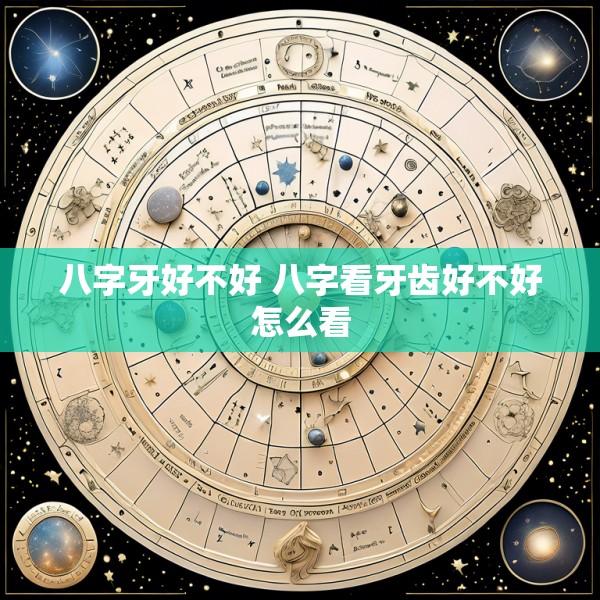 八字牙好不好 八字看牙齿好不好怎么看