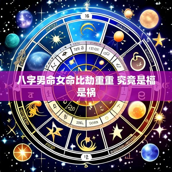 八字男命女命比劫重重 究竟是福是祸