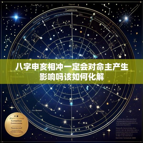 八字申亥相冲一定会对命主产生影响吗该如何化解