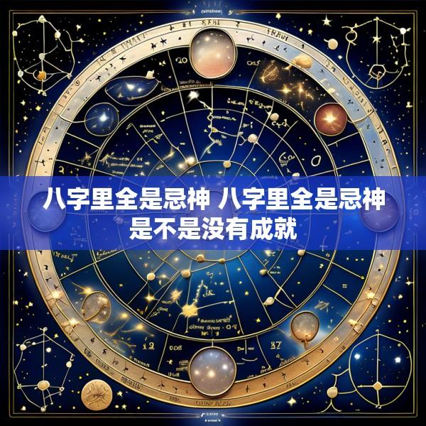 八字里全是忌神 八字里全是忌神是不是没有成就