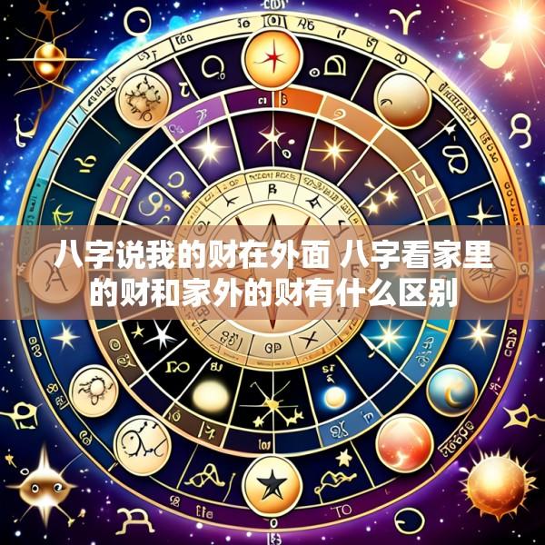 八字说我的财在外面 八字看家里的财和家外的财有什么区别