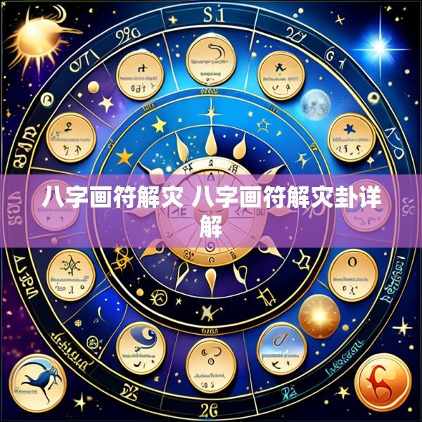 八字画符解灾 八字画符解灾卦详解