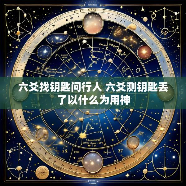 六爻找钥匙问行人 六爻测钥匙丢了以什么为用神