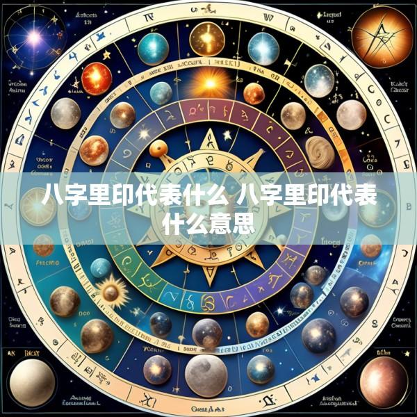 八字里印代表什么 八字里印代表什么意思