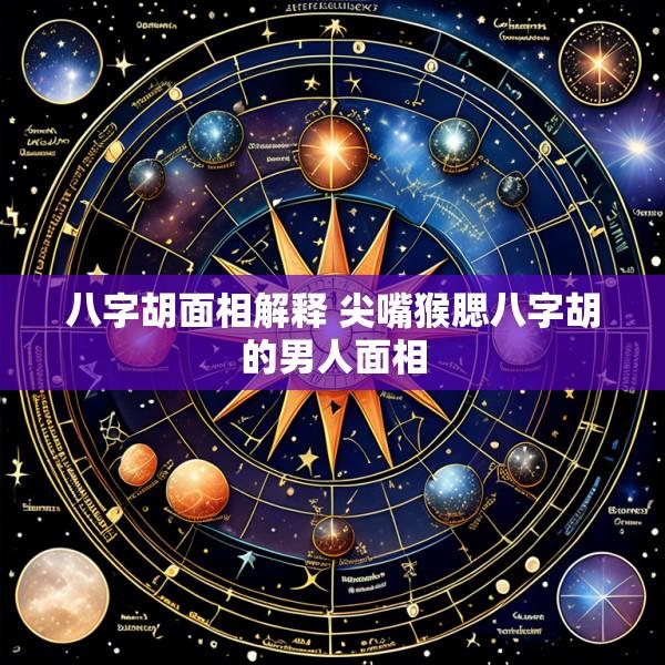 八字胡面相解释 尖嘴猴腮八字胡的男人面相