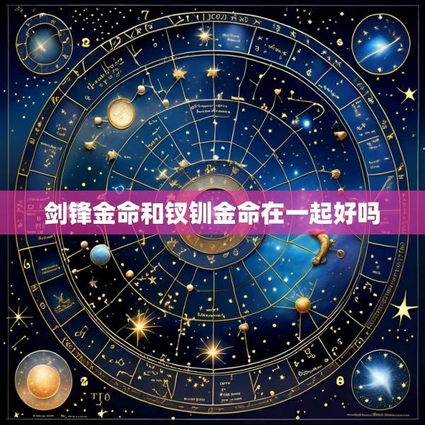 剑锋金命和钗钏金命在一起好吗