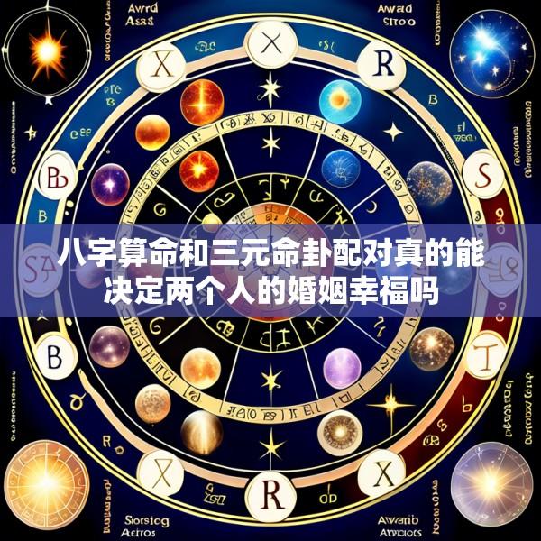 八字算命和三元命卦配对真的能决定两个人的婚姻幸福吗
