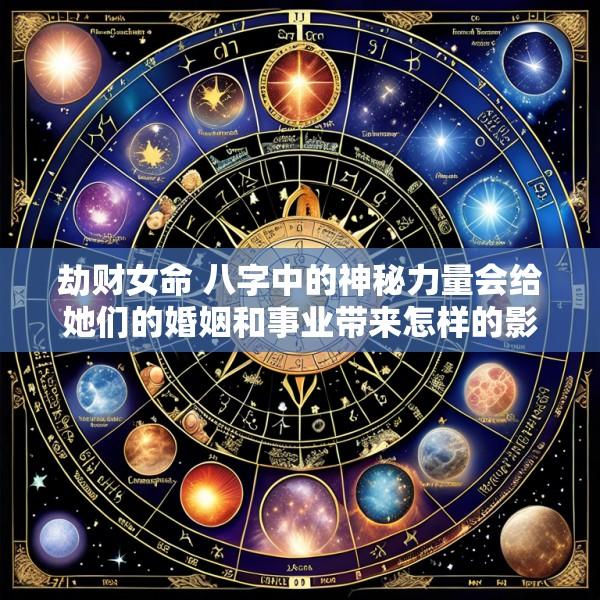 劫财女命 八字中的神秘力量会给她们的婚姻和事业带来怎样的影响
