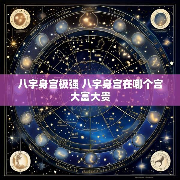 八字身宫极强 八字身宫在哪个宫大富大贵