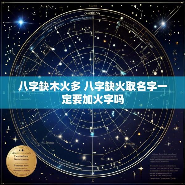 八字缺木火多 八字缺火取名字一定要加火字吗