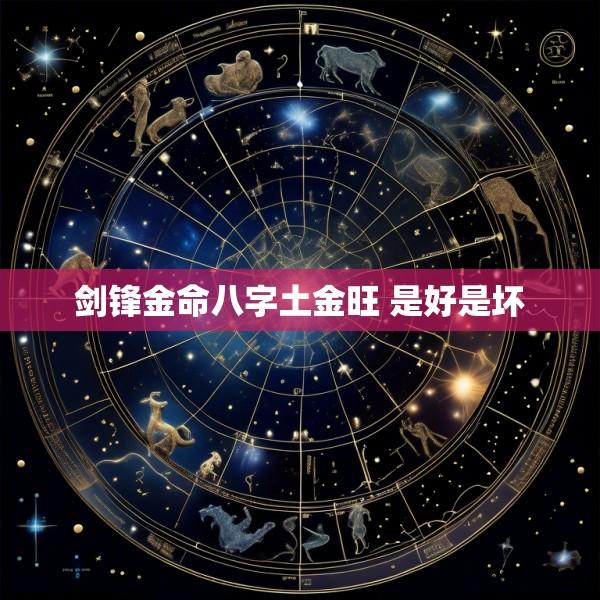 剑锋金命八字土金旺 是好是坏