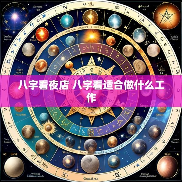 八字看夜店 八字看适合做什么工作