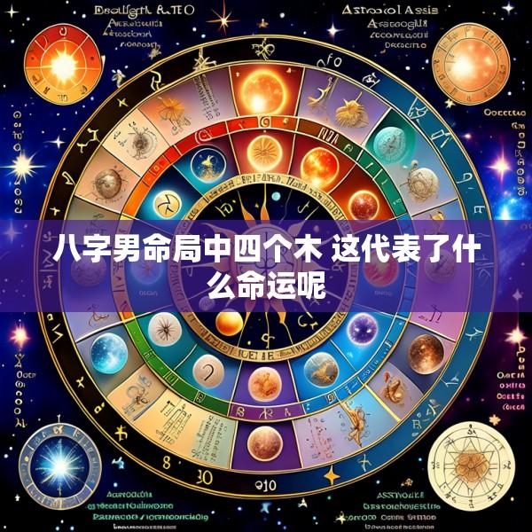 八字男命局中四个木 这代表了什么命运呢
