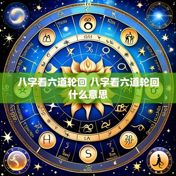 八字看六道轮回 八字看六道轮回什么意思