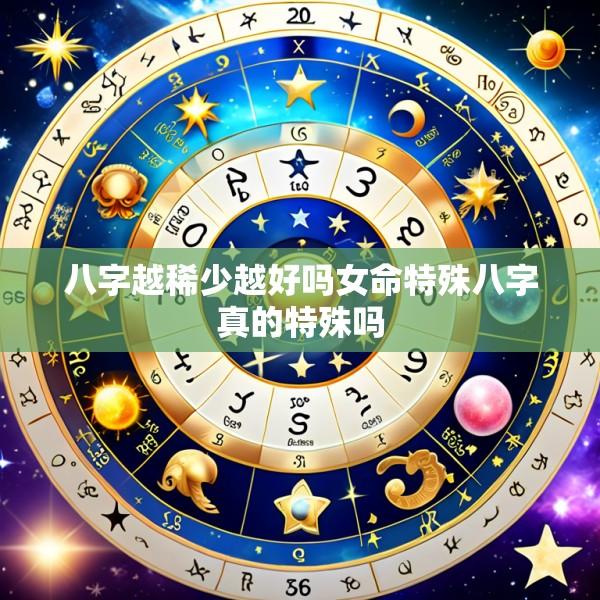 八字越稀少越好吗女命特殊八字真的特殊吗