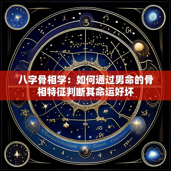 八字骨相学：如何通过男命的骨相特征判断其命运好坏