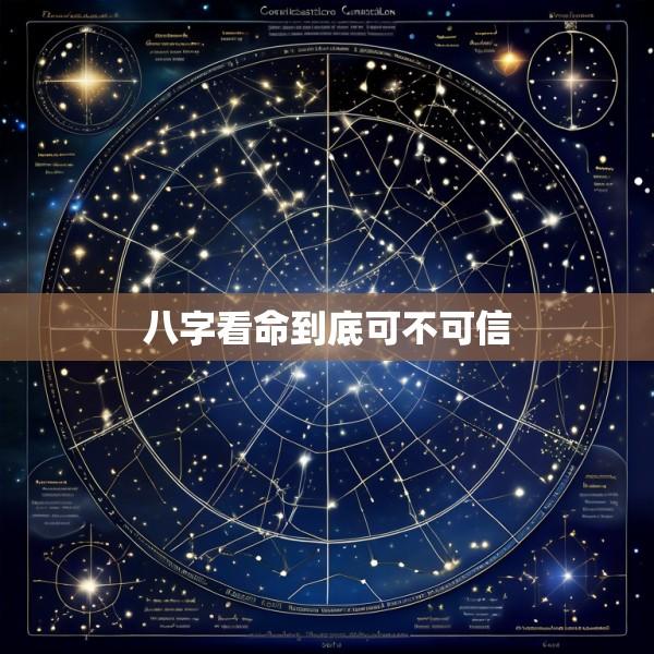 八字看命到底可不可信