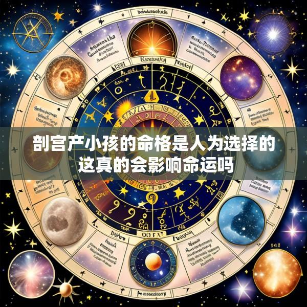 剖宫产小孩的命格是人为选择的 这真的会影响命运吗