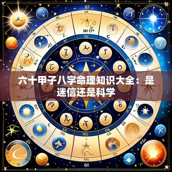 六十甲子八字命理知识大全：是迷信还是科学