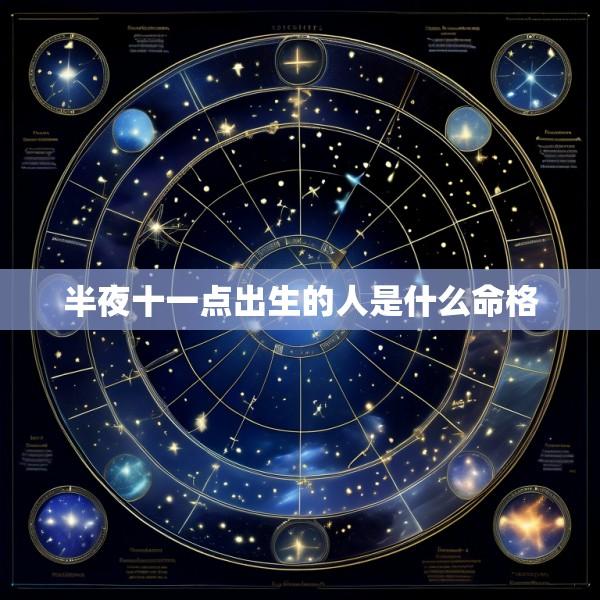 半夜十一点出生的人是什么命格