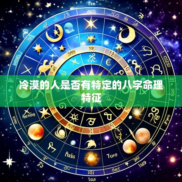 冷漠的人是否有特定的八字命理特征