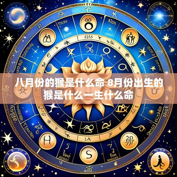 八月份的猴是什么命 8月份出生的猴是什么一生什么命