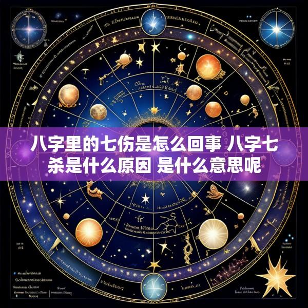 八字里的七伤是怎么回事 八字七杀是什么原因 是什么意思呢