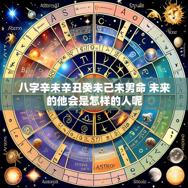 八字辛未辛丑癸未己未男命 未来的他会是怎样的人呢