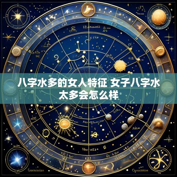 八字水多的女人特征 女子八字水太多会怎么样