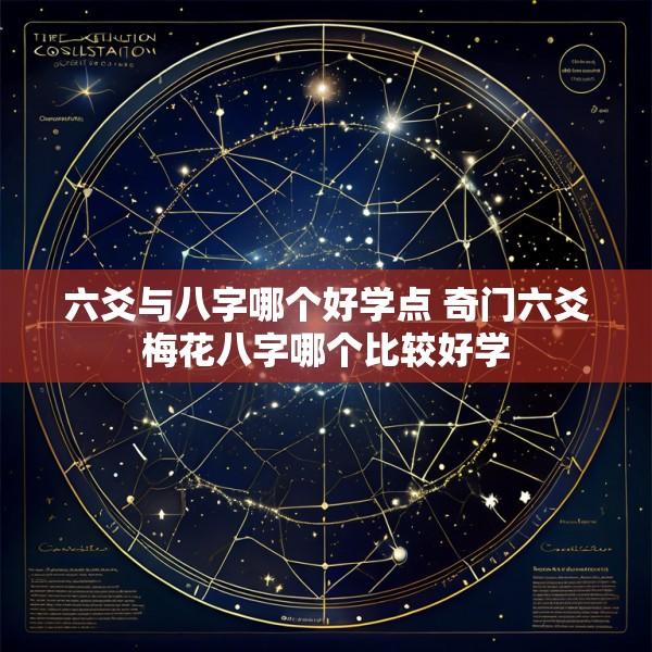 六爻与八字哪个好学点 奇门六爻梅花八字哪个比较好学