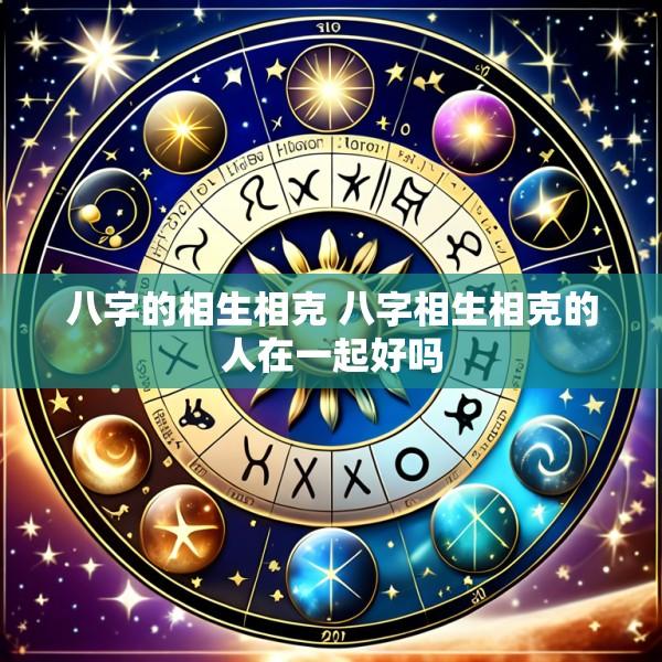 八字的相生相克 八字相生相克的人在一起好吗