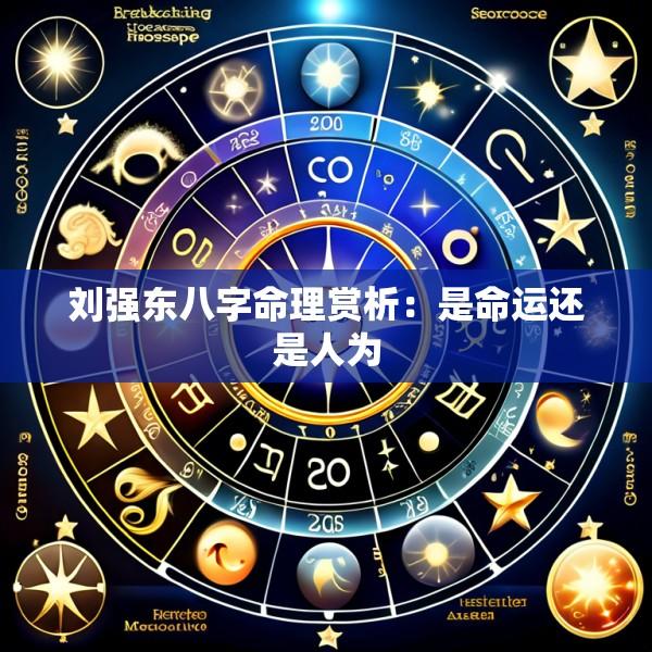刘强东八字命理赏析：是命运还是人为