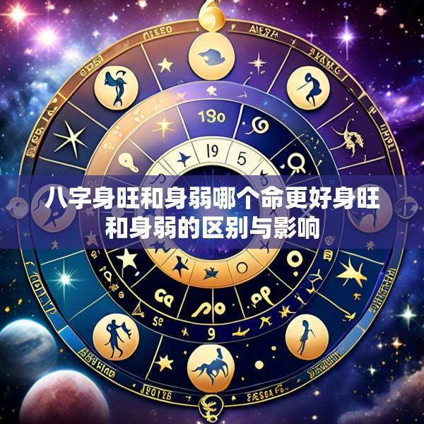 八字身旺和身弱哪个命更好身旺和身弱的区别与影响